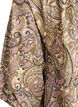 Viskose bluse med paisley-trykk og knytesnor, Gul, Packshot image number 3