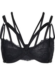 Bøyle-BH med string, Black