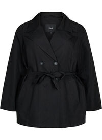 Trenchcoat med belte og lommer