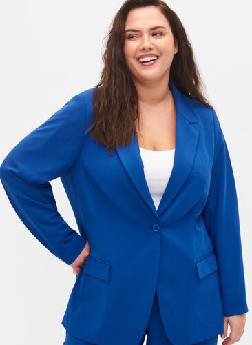 Klassisk blazer med lommer, Surf the web, Model image number 2