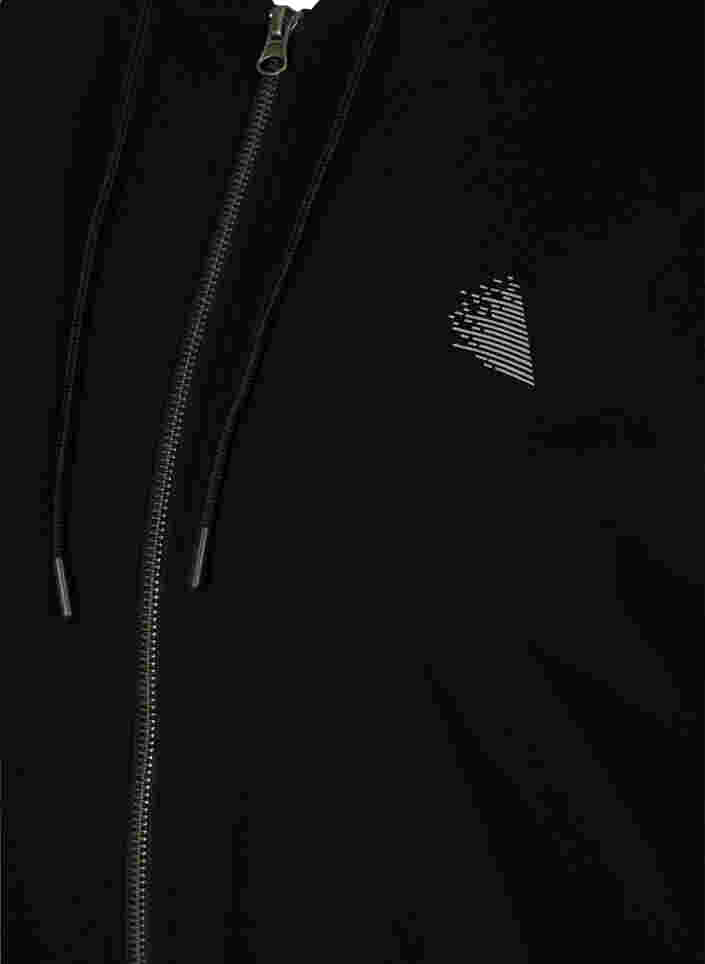 Hettegenser med trykk, Black Human, Packshot image number 2