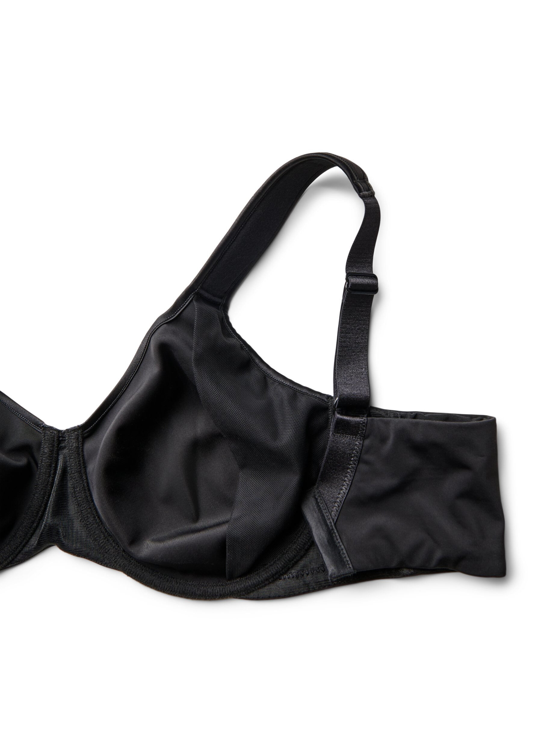 ZizziMinimizer-BH med polstrede stropper, Svart, Packshot image number 3