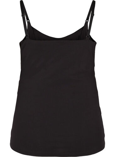 Topp til gravide med ammefunksjon, Black, Packshot image number 1