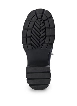 Lange boots med stretch og bred passform, Black, Packshot image number 2