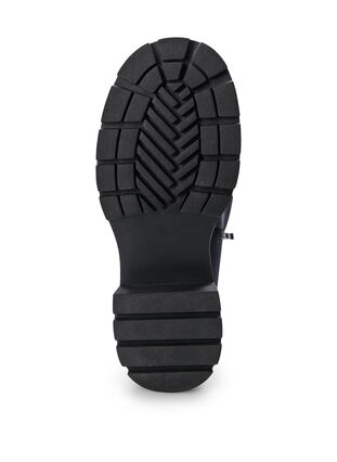 Lange vidde passform støvler med strekk, Black, Packshot image number 2