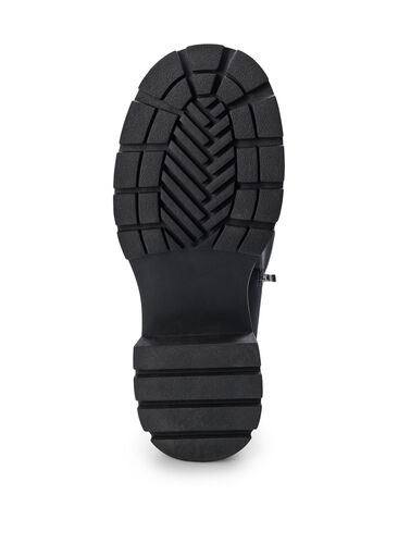 Lange vidde passform støvler med strekk, Black, Packshot image number 2