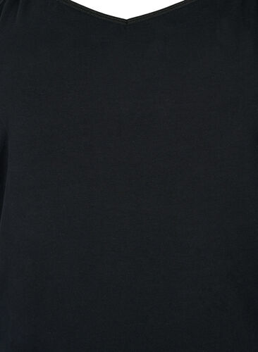 Basistopp i bomull, Black, Packshot image number 2