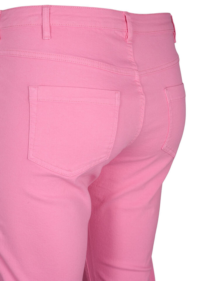 Tettsittende Emily capribukser, Rosebloom, Packshot image number 3
