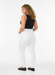 Amy super slim fit jeans med h&oslash;yt liv, Hvit, Model image number 1