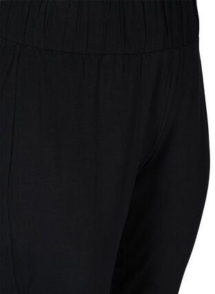 Zizzi Bomullsbukser, Black, Packshot image number 2