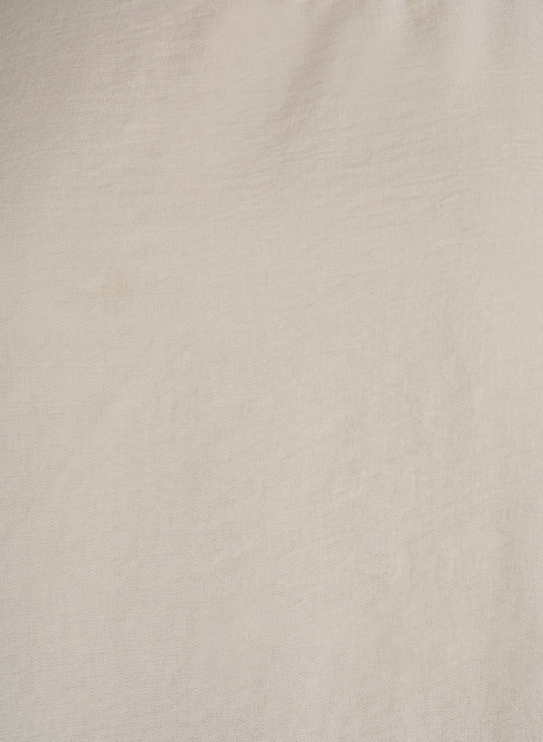 Zizzi Viskose bluse med 1/2 ermer, Beige, Packshot image number 2