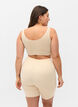 Light shapewear shorts med høyt liv, Beige, Model image number 1