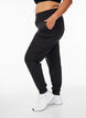 Joggebukser med lommer, Svart, Model image number 0