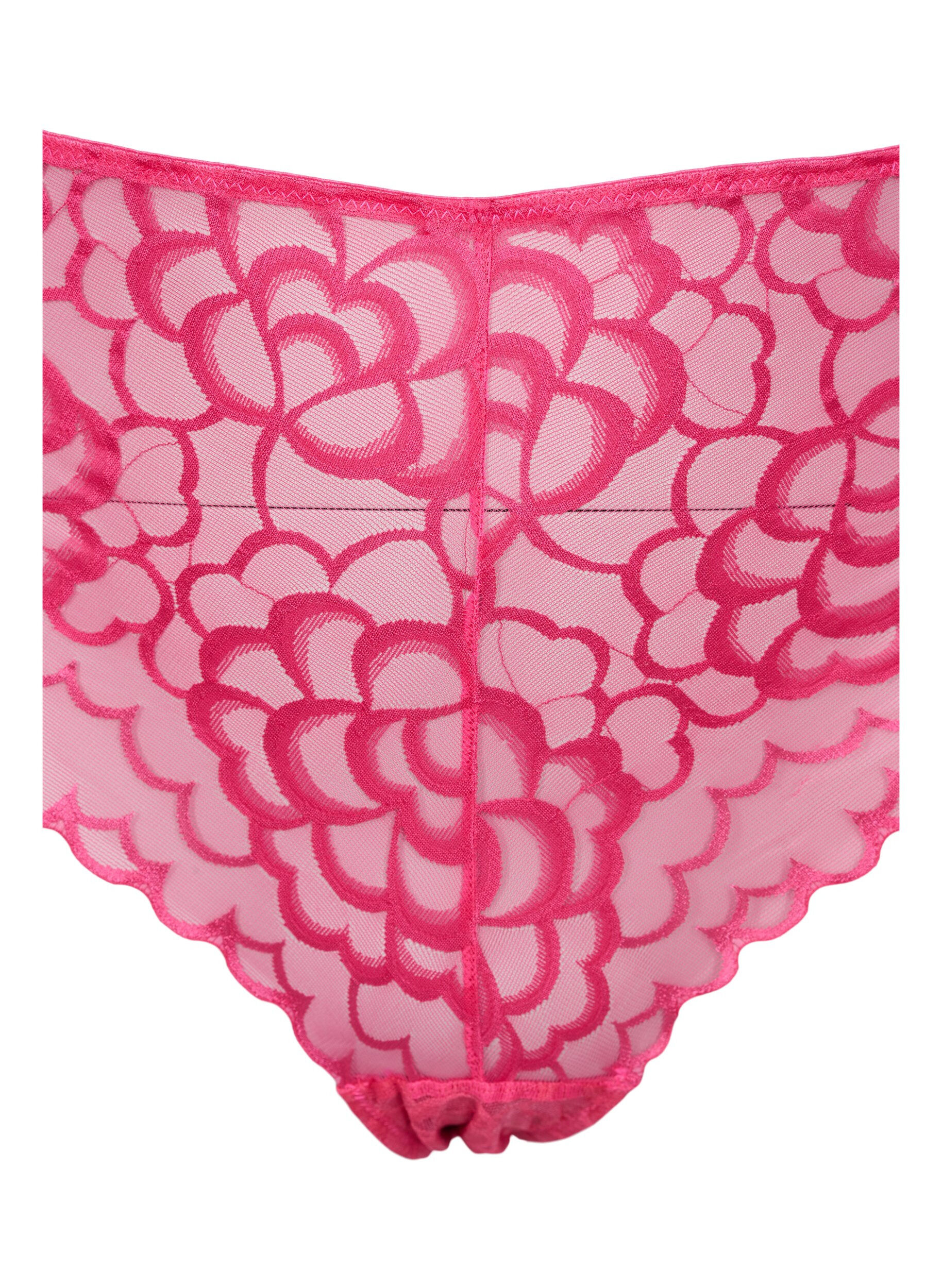 Zizzi Hipster-truse med blonder, Jazzy, Packshot image number 2