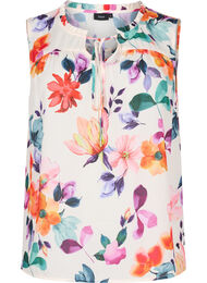 Blomstrete topp med knytedetaljer, Buttercream Flower