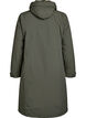 Parka med hette og justerbar midje, Grønn, Packshot image number 1