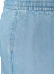 Shorts med plagg i denim med elastisk midje og snor, Bl&aring;, Packshot image number 2
