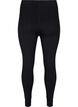 Avkortet treningstights med lomme, Svart, Packshot image number 1