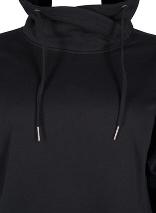 Zizzi FLASH - Genser med høy krage, Black, Packshot image number 2