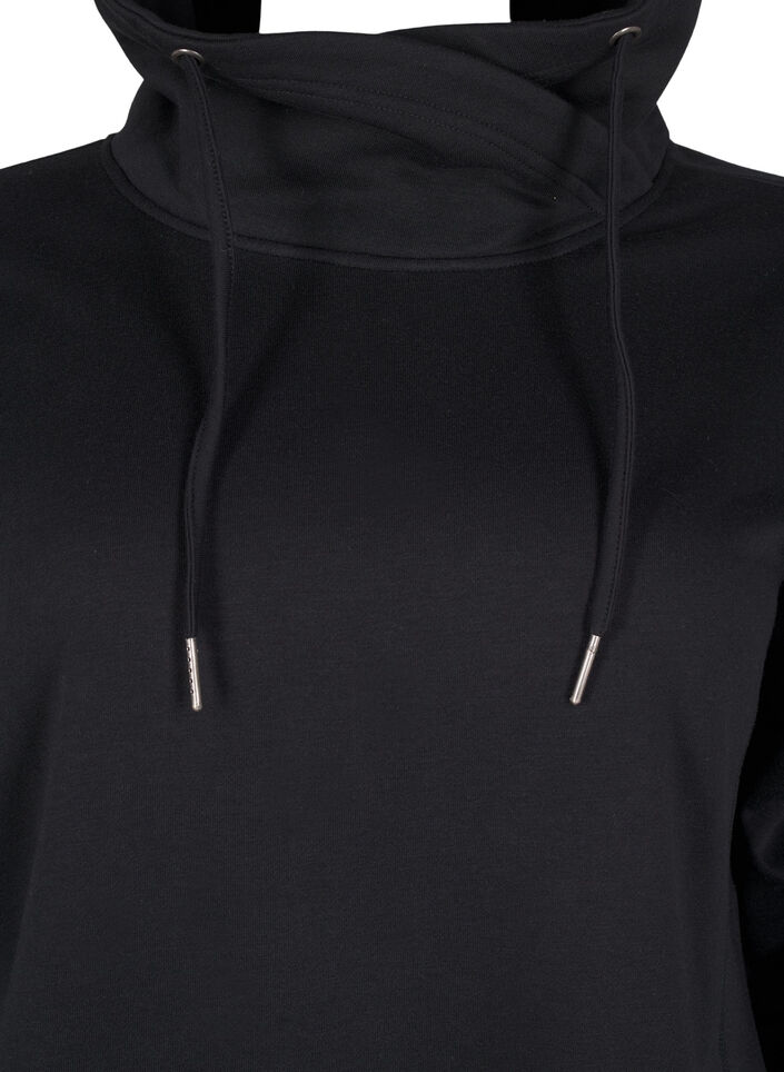 FLASH - Genser med høy krage, Black, Packshot image number 2