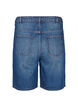 Slim fit denimshorts med knytebelte, Bl&aring;, Packshot image number 1