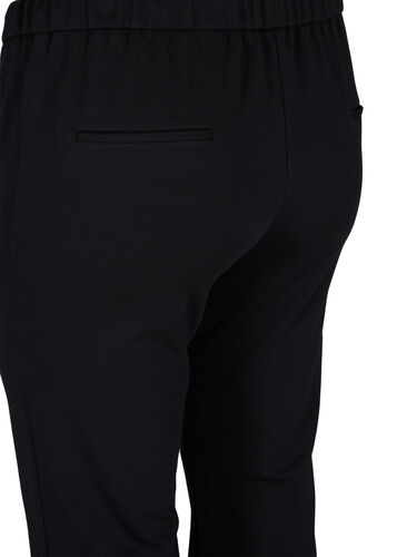 Bukser med flare, Black, Packshot image number 3