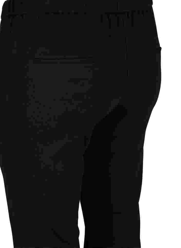 Bukser med flare, Black, Packshot image number 3