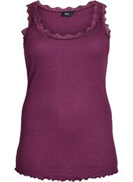 Topp med blondekant, Mauve Wine