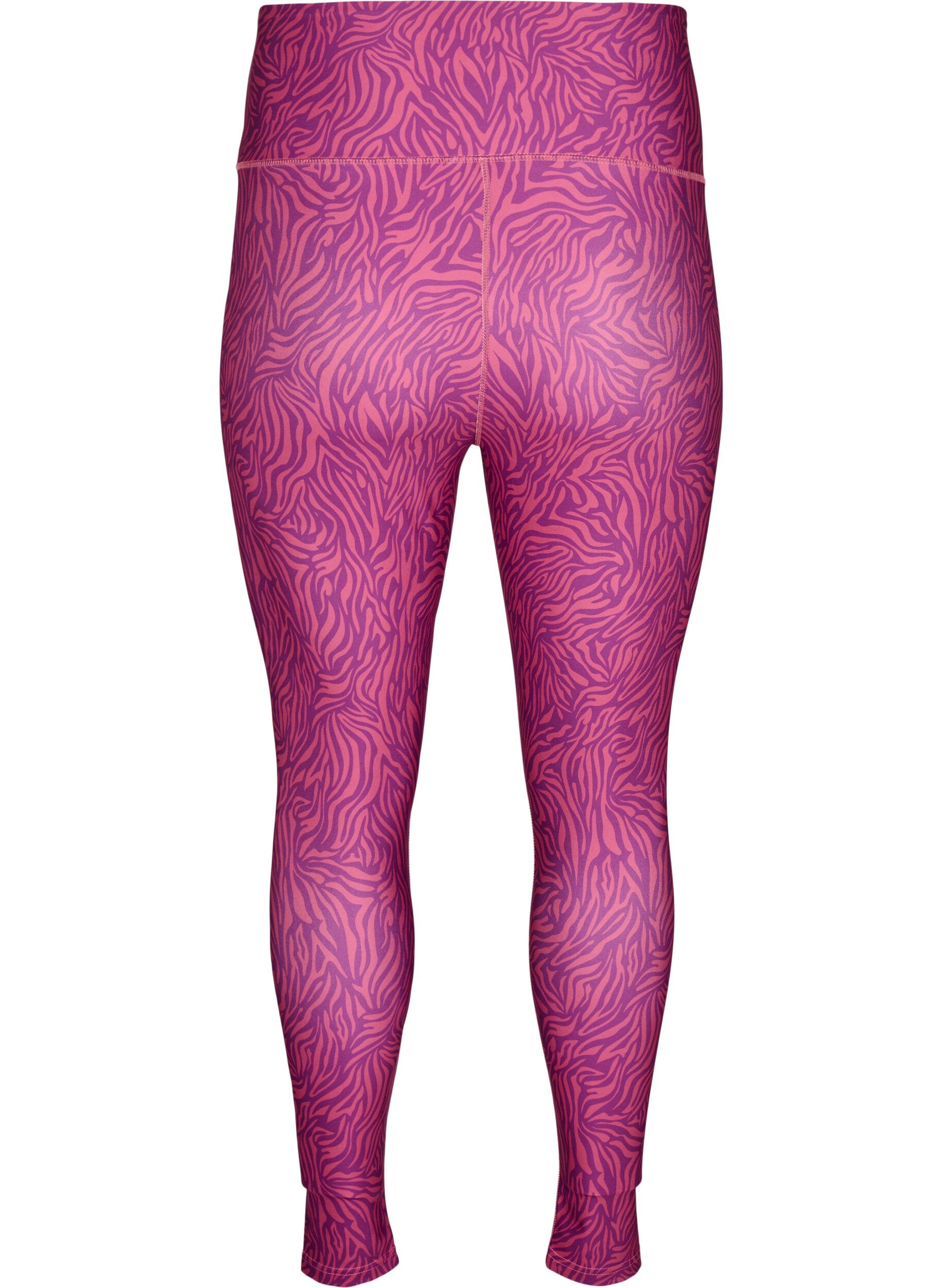 Zizzi 7/8 trentights med dyreprint, Charisma AOP, Packshot image number 1