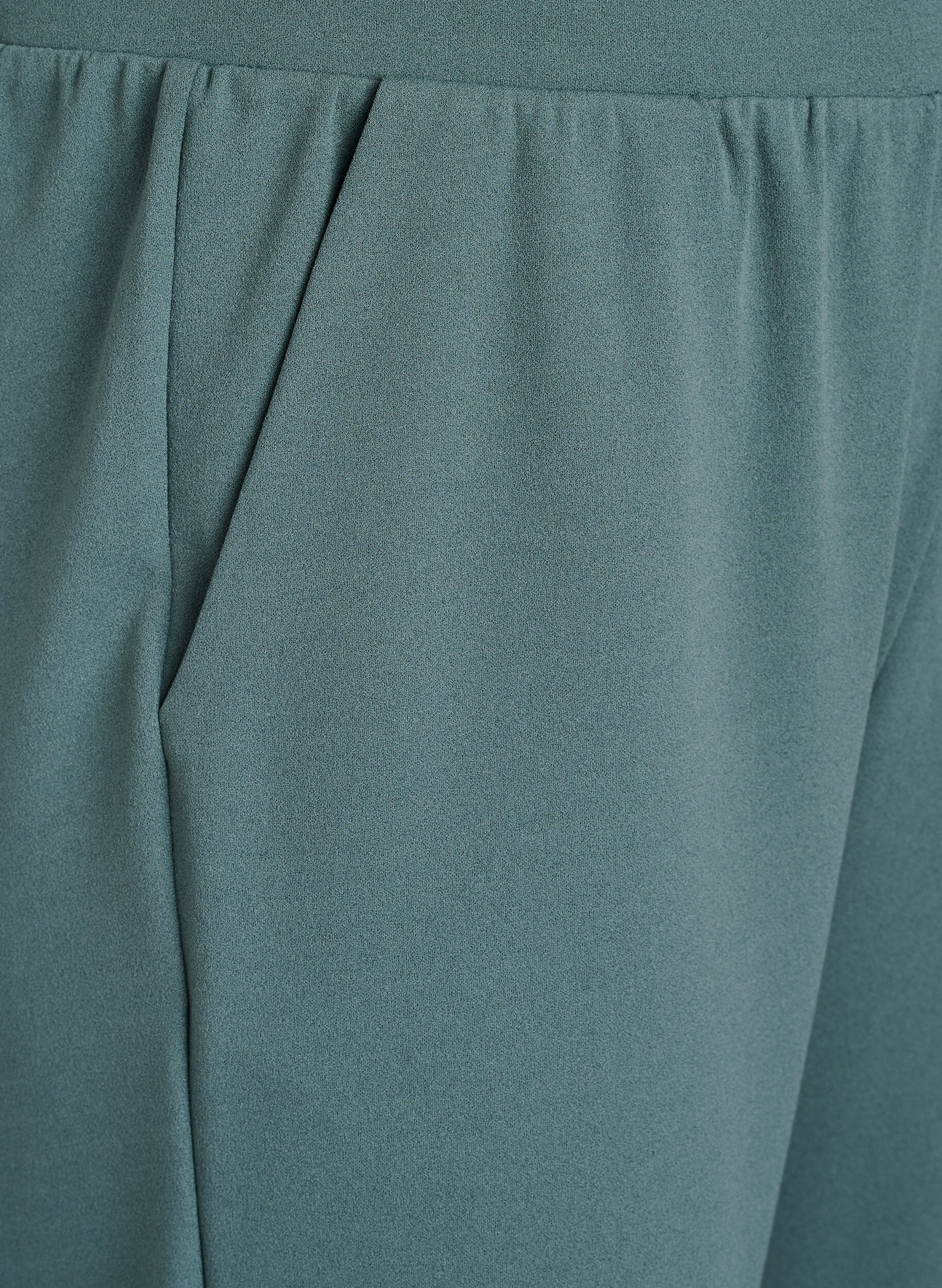 Zizzi H&oslash;ytlivs knickers med l&oslash;s passform, Gr&oslash;nn, Packshot image number 2