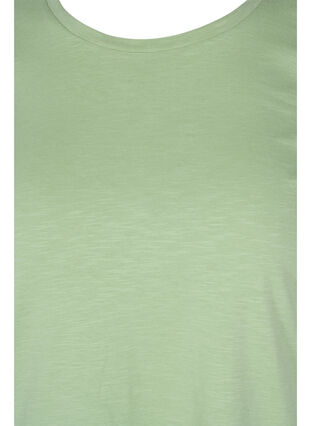 2 stk. kortermet T-skjorter i bomull, Navy B/Reseda, Packshot image number 3