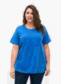 FLASH- T-skjorte med rund hals , Strong Blue, Model