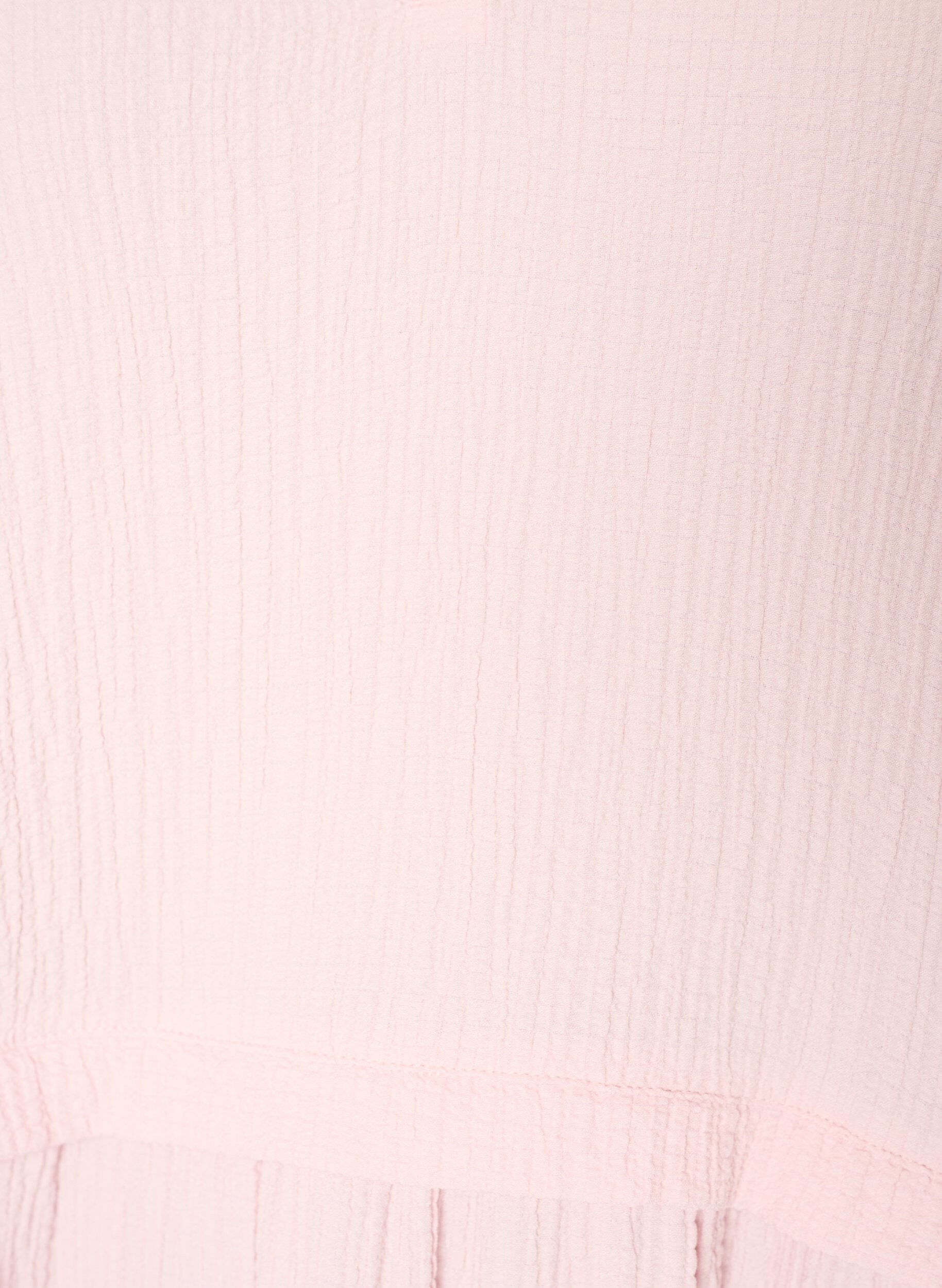 ZizziTunika med kr&oslash;llete tekstur og 1/2 ermer, Rosa, Packshot image number 2