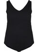 Badedrakt med krysset rygg, Black, Packshot image number 0