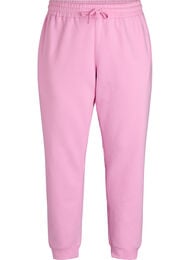 Joggebukser med høy midje, Rosa