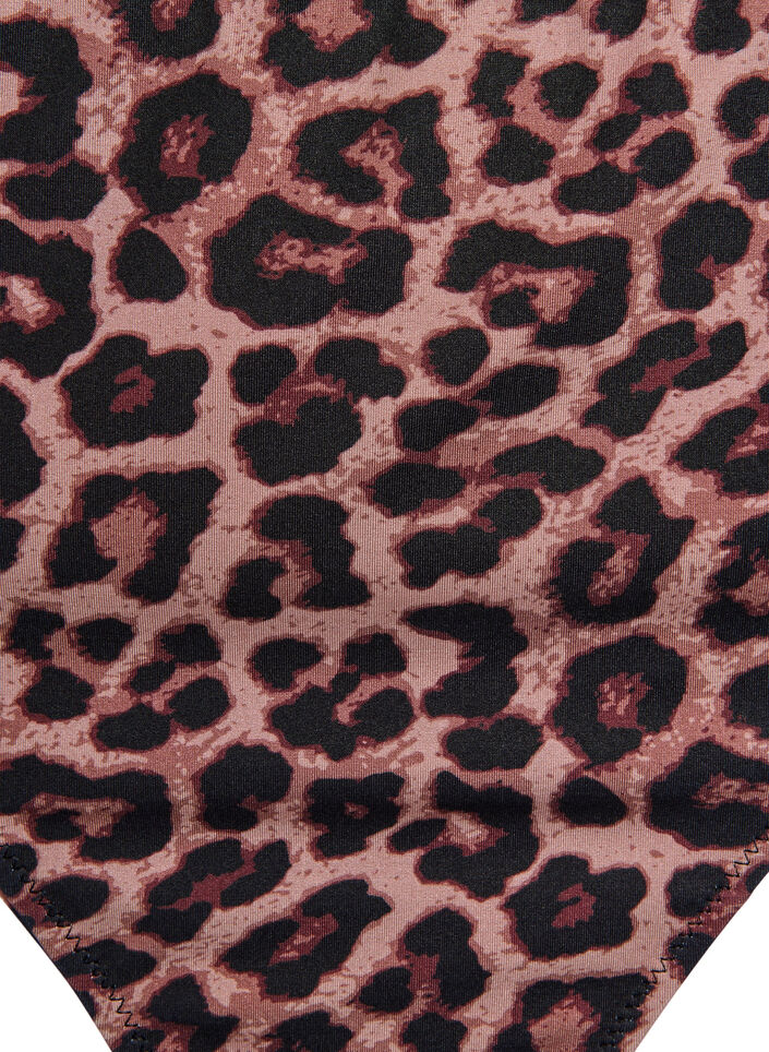 Leopardmønstret brazilian-bikinitruse, Beige, Packshot image number 2