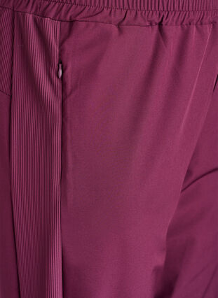 Zizzi Lett treningsbukse med lommer, Grape Wine, Packshot image number 2