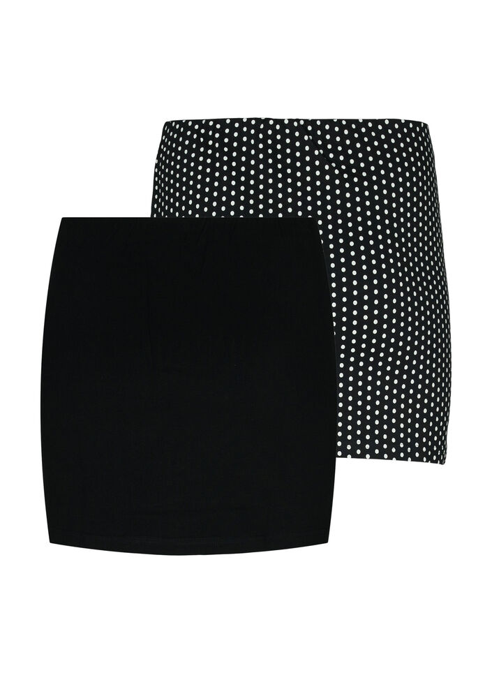 Toppforlenger 2 stk., Black/Black Dot, Packshot image number 1