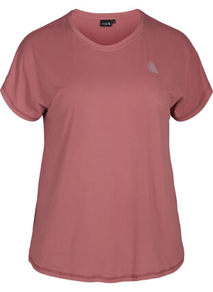 Ensfarget t-skjorte til trening, Baroque Rose, Packshot image number 0