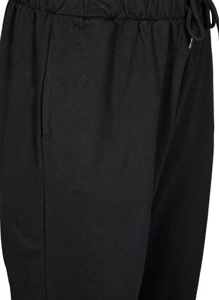 Zizzi Joggebukser med lommer, Svart, Packshot image number 2