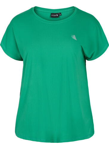 Ensfarget t-skjorte til trening, Jolly Green, Packshot image number 0