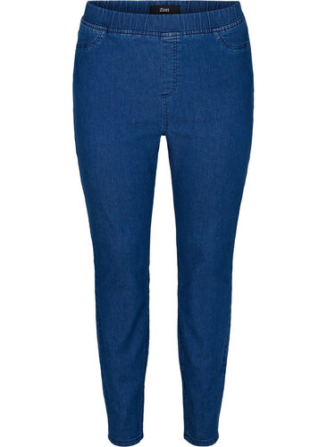 Jeggings med lommer, Dark blue, Packshot image number 0