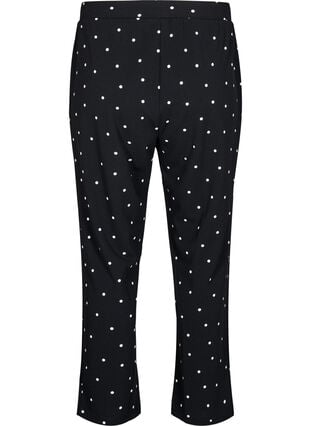 Zizzi Flash – Bukser med rett passform, Svart, Packshot image number 1