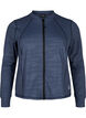 Treningsbluse med glidelås, Mood Indigo, Packshot image number 0