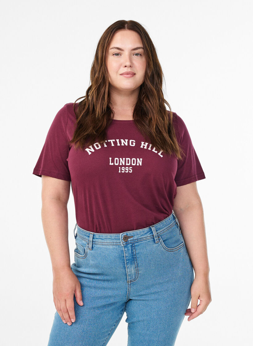 FLASH - T-skjorte med trykk, Rød, Model image number 0