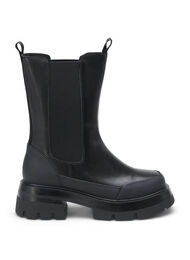 Skinnboot med chunky såle og bred passform, Black