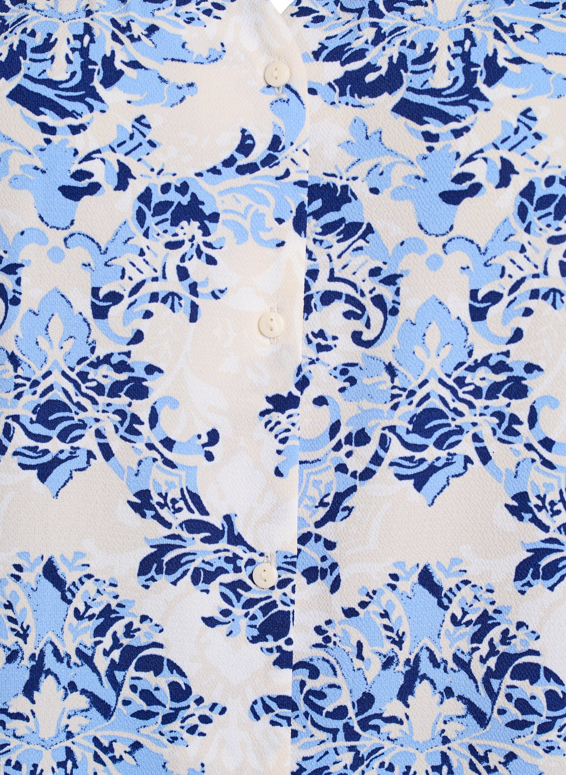 ZizziSkjortebluse med 1/2 ermer, Beige, Packshot image number 2