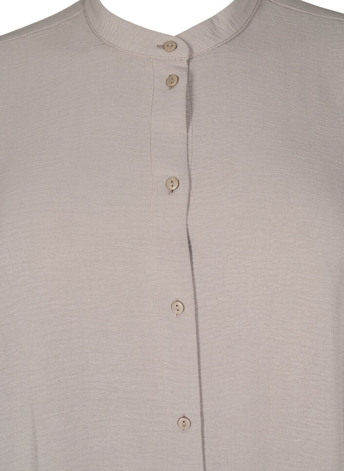 Tunika med 3/4-ermer, Beige, Packshot image number 2