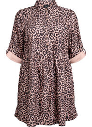 Fløyelskjole med leopardmønster, Leopard AOP