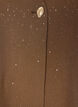 Bluse med glitter og V-hals, Brun, Packshot image number 2